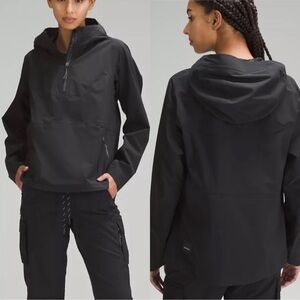 Lululemon Stretch Waterproof Hiking Half-Zip Pullover Size 4